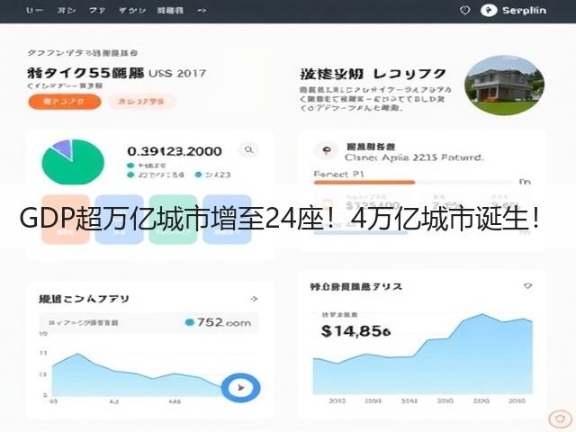 GDP超万亿城市增至24座！4万亿城市诞生！(图3)