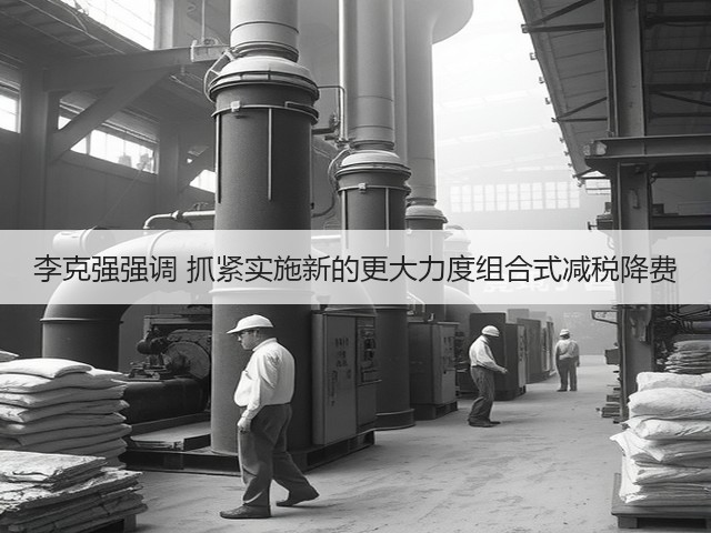 李克强强调 抓紧实施新的更大力度组合式减税降费(图2)