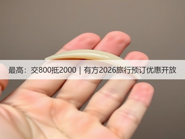 最高:交800抵2000|有方2026旅行预订优惠开放(图3) 最高:交800抵2000|有方2026旅行预订优惠开放(图3)