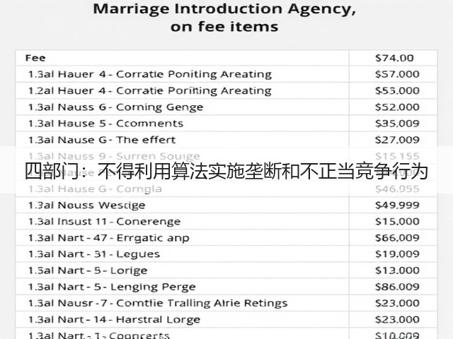 四部门：不得利用算法实施垄断和不正当竞争行为(图1)