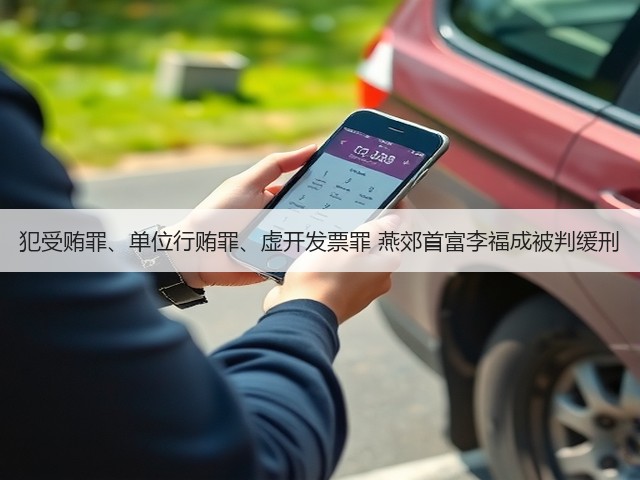 犯受贿罪、单位行贿罪、虚开发票罪 燕郊首富李福成被判缓刑(图2) 犯受贿罪、单位行贿罪、虚开发票罪 燕郊首富李福成被判缓刑(图2)
