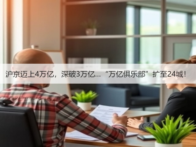 沪京迈上4万亿,深破3万亿…“万亿俱乐部”扩至24城!(图1) 沪京迈上4万亿,深破3万亿…“万亿俱乐部”扩至24城!(图1)