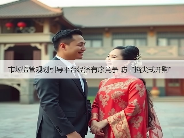 市场监管规划引导平台经济有序竞争 防“掐尖式并购”(图1)