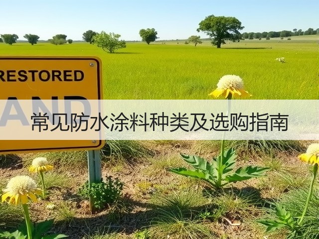 常见防水涂料种类及选购指南(图1) 常见防水涂料种类及选购指南(图1)