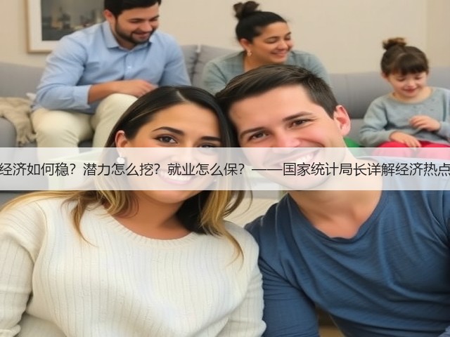 经济如何稳?潜力怎么挖?就业怎么保?——国家统计局长详解经济热点(图1) 经济如何稳?潜力怎么挖?就业怎么保?——国家统计局长详解经济热点(图1)