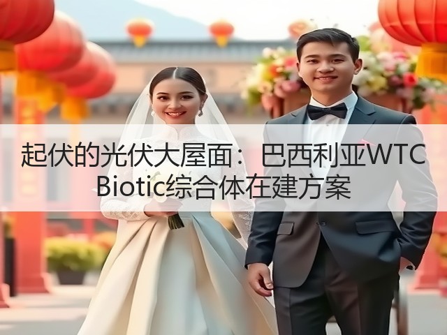 起伏的光伏大屋面：巴西利亚WTC Biotic综合体在建方案(图1)