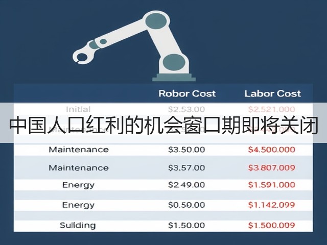 中国人口红利的机会窗口期即将关闭(图1) 中国人口红利的机会窗口期即将关闭(图1)