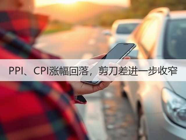 PPI、CPI涨幅回落,剪刀差进一步收窄(图2) PPI、CPI涨幅回落,剪刀差进一步收窄(图2)