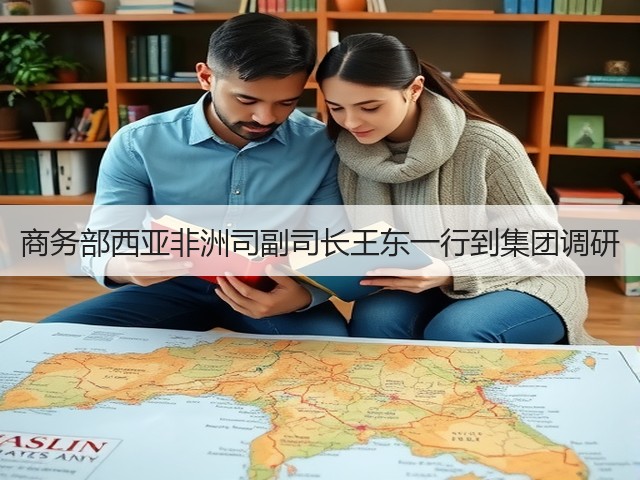 商务部西亚非洲司副司长王东一行到集团调研(图1) 商务部西亚非洲司副司长王东一行到集团调研(图1)