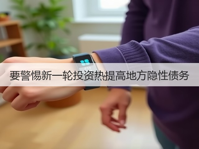 要警惕新一轮投资热提高地方隐性债务(图3)