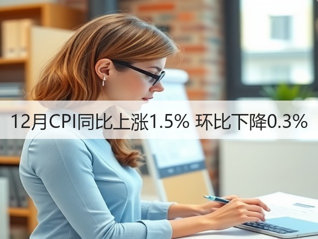 12月CPI同比上涨1.5% 环比下降0.3%(图1) 12月CPI同比上涨1.5% 环比下降0.3%(图1)