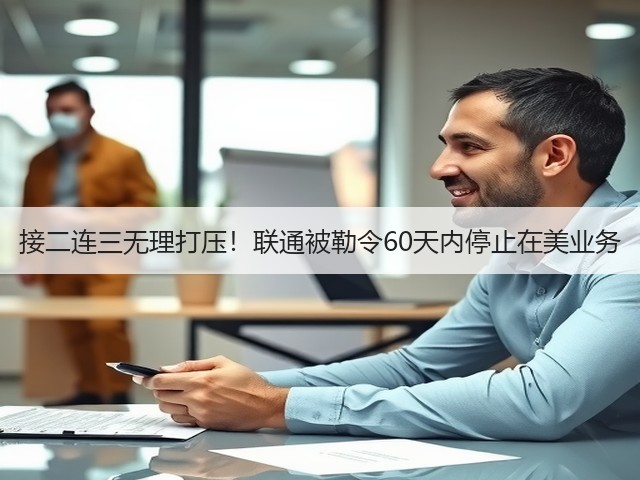 接二连三无理打压!联通被勒令60天内停止在美业务(图2) 接二连三无理打压!联通被勒令60天内停止在美业务(图2)
