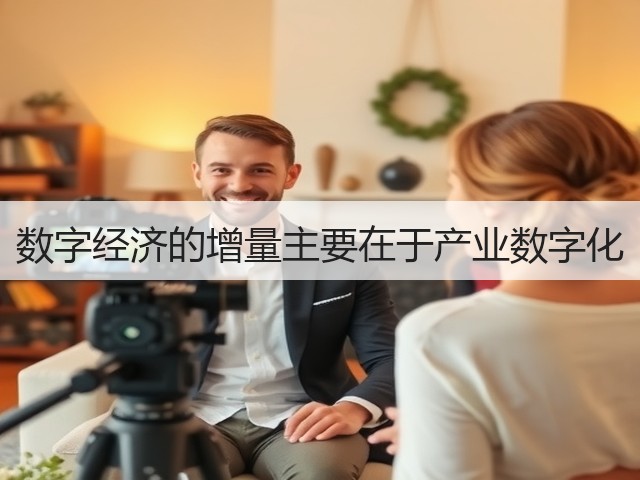 数字经济的增量主要在于产业数字化(图2)