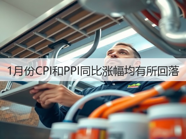 1月份CPI和PPI同比涨幅均有所回落(图3) 1月份CPI和PPI同比涨幅均有所回落(图3)