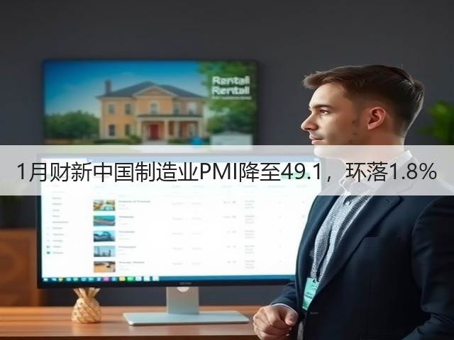 1月财新中国制造业PMI降至49.1,环落1.8%(图1) 1月财新中国制造业PMI降至49.1,环落1.8%(图1)