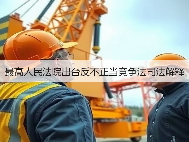 最高人民法院出台反不正当竞争法司法解释(图1) 最高人民法院出台反不正当竞争法司法解释(图1)