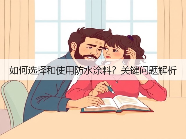 如何选择和使用防水涂料?关键问题解析(图3) 如何选择和使用防水涂料?关键问题解析(图3)