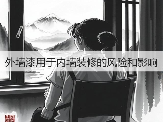 外墙漆用于内墙装修的风险和影响(图1) 外墙漆用于内墙装修的风险和影响(图1)