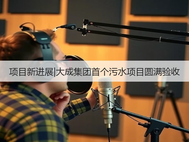 项目新进展|大成集团首个污水项目圆满验收(图1)