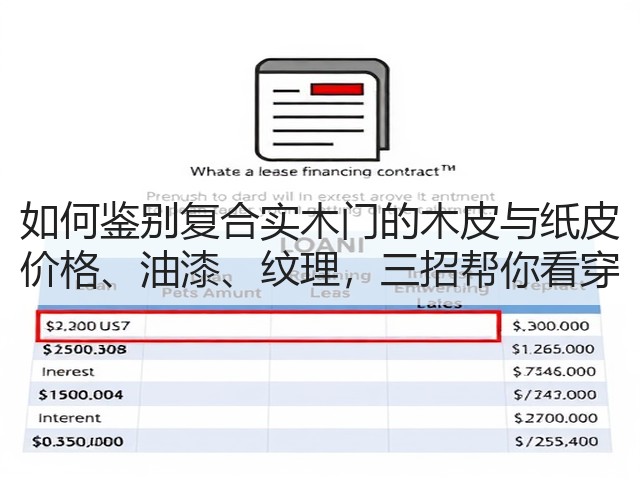 如何鉴别复合实木门的木皮与纸皮 价格、油漆、纹理，三招帮你看穿(图1)