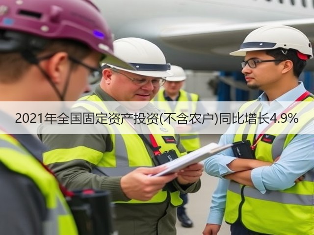 2021年全国固定资产投资(不含农户)同比增长4.9%(图3) 2021年全国固定资产投资(不含农户)同比增长4.9%(图3)