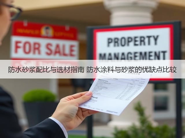 防水砂浆配比与选材指南 防水涂料与砂浆的优缺点比较(图1) 防水砂浆配比与选材指南 防水涂料与砂浆的优缺点比较(图1)