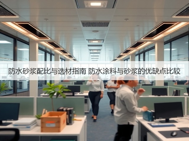 防水砂浆配比与选材指南 防水涂料与砂浆的优缺点比较(图3) 防水砂浆配比与选材指南 防水涂料与砂浆的优缺点比较(图3)