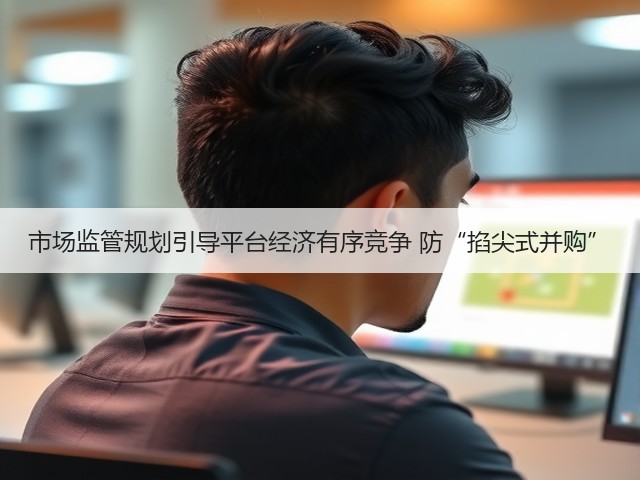 市场监管规划引导平台经济有序竞争 防“掐尖式并购”(图3) 市场监管规划引导平台经济有序竞争 防“掐尖式并购”(图3)