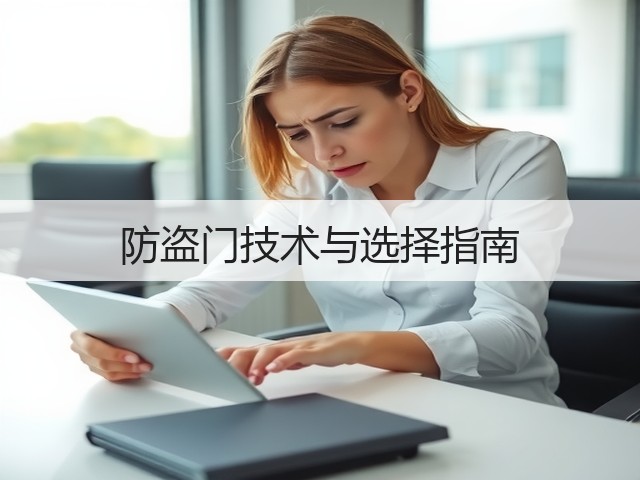 防盗门技术与选择指南(图3) 防盗门技术与选择指南(图3)