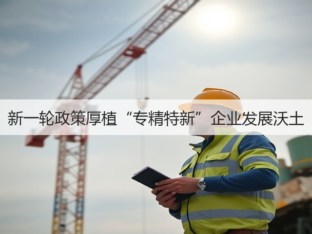 新一轮政策厚植“专精特新”企业发展沃土(图1) 新一轮政策厚植“专精特新”企业发展沃土(图1)