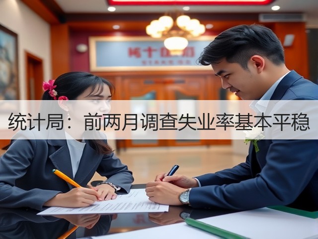 统计局:前两月调查失业率基本平稳(图1) 统计局:前两月调查失业率基本平稳(图1)