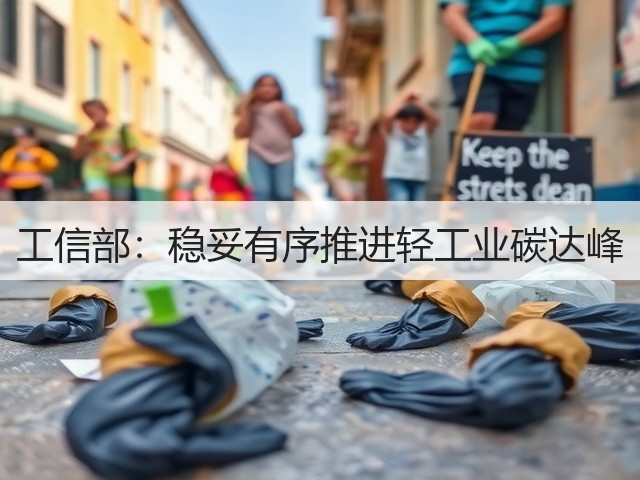 工信部：稳妥有序推进轻工业碳达峰(图1)