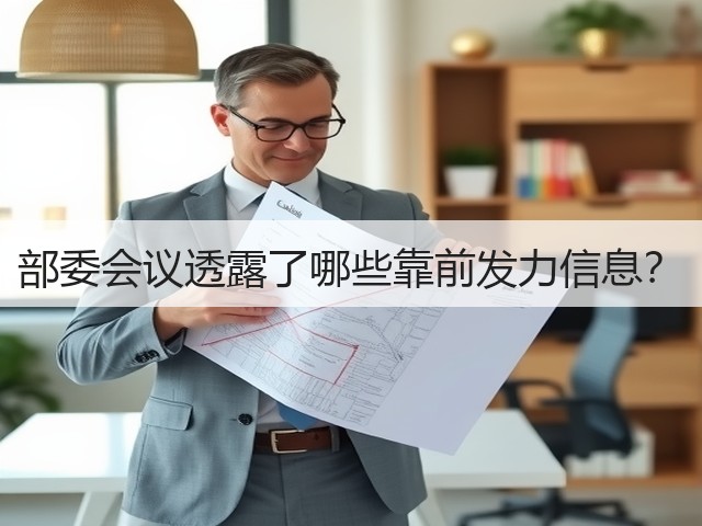部委会议透露了哪些靠前发力信息?(图2) 部委会议透露了哪些靠前发力信息?(图2)