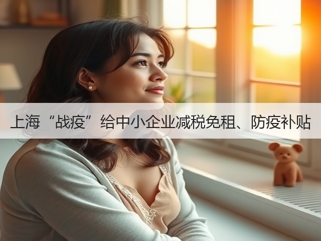 上海“战疫”给中小企业减税免租、防疫补贴(图3) 上海“战疫”给中小企业减税免租、防疫补贴(图3)