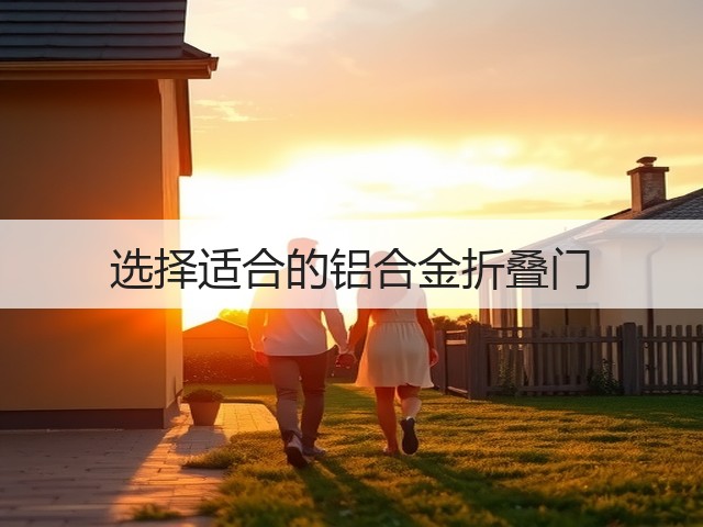 选择适合的铝合金折叠门(图1)