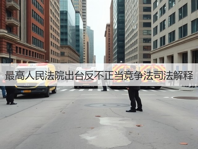最高人民法院出台反不正当竞争法司法解释(图1)