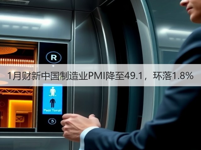 1月财新中国制造业PMI降至49.1,环落1.8%(图2) 1月财新中国制造业PMI降至49.1,环落1.8%(图2)