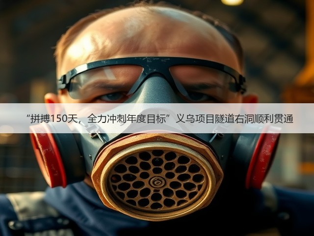 “拼搏150天，全力冲刺年度目标”义乌项目隧道右洞顺利贯通(图3)