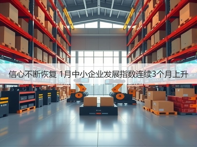 信心不断恢复 1月中小企业发展指数连续3个月上升(图3) 信心不断恢复 1月中小企业发展指数连续3个月上升(图3)