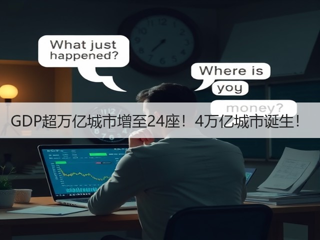 GDP超万亿城市增至24座！4万亿城市诞生！(图2)