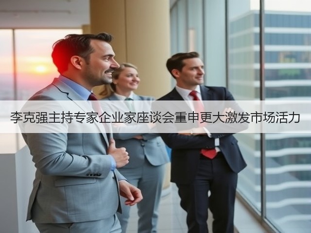李克强主持专家企业家座谈会重申更大激发市场活力(图2) 李克强主持专家企业家座谈会重申更大激发市场活力(图2)