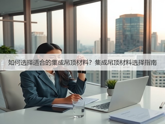 如何选择适合的集成吊顶材料?集成吊顶材料选择指南(图1) 如何选择适合的集成吊顶材料?集成吊顶材料选择指南(图1)