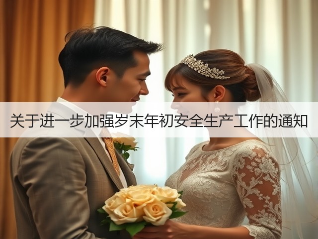关于进一步加强岁末年初安全生产工作的通知(图1) 关于进一步加强岁末年初安全生产工作的通知(图1)