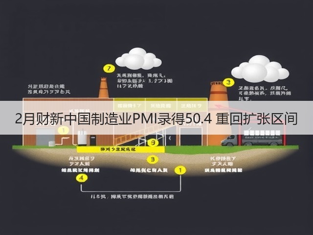2月财新中国制造业PMI录得50.4 重回扩张区间(图1) 2月财新中国制造业PMI录得50.4 重回扩张区间(图1)