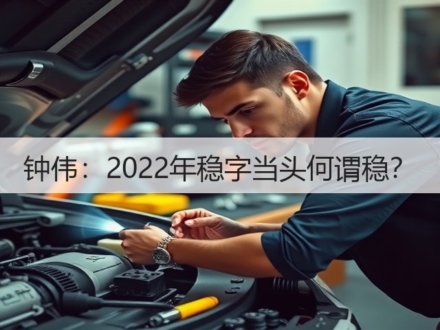 钟伟:2022年稳字当头何谓稳?(图1) 钟伟:2022年稳字当头何谓稳?(图1)