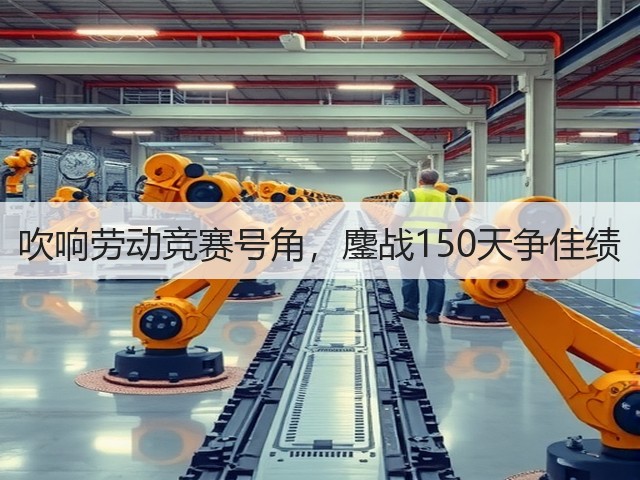 吹响劳动竞赛号角，鏖战150天争佳绩(图1)