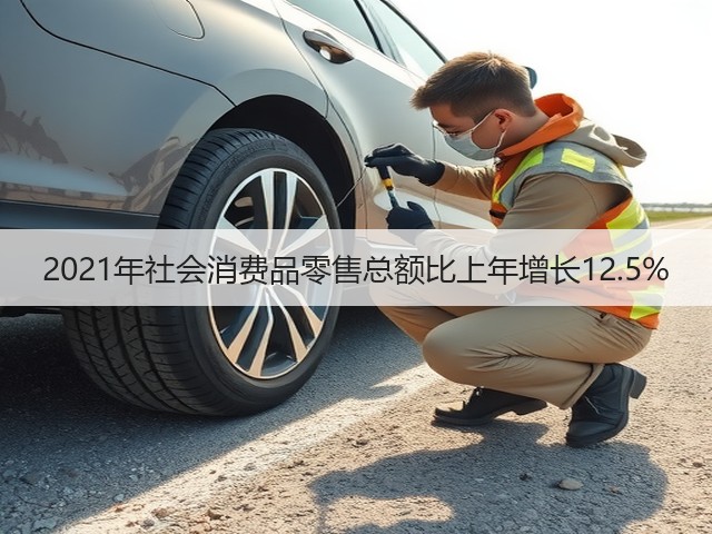 2021年社会消费品零售总额比上年增长12.5%(图3)