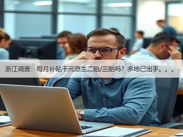 浙江调查:每月补贴千元愿生二胎/三胎吗?多地已出手。。。(图2) 浙江调查:每月补贴千元愿生二胎/三胎吗?多地已出手。。。(图2)