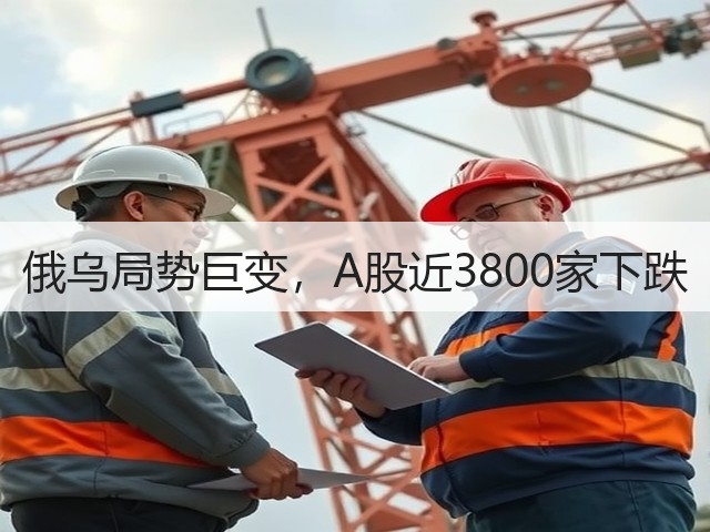 俄乌局势巨变，A股近3800家下跌(图2)