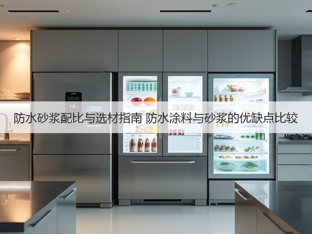 防水砂浆配比与选材指南 防水涂料与砂浆的优缺点比较(图3) 防水砂浆配比与选材指南 防水涂料与砂浆的优缺点比较(图3)